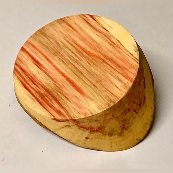 Hand Crafted Raw Edge Live Wood FLAMING BOX ELDER Bowl - Picture 7 of 16
